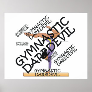 TOP Gymnastik Daredevil Poster