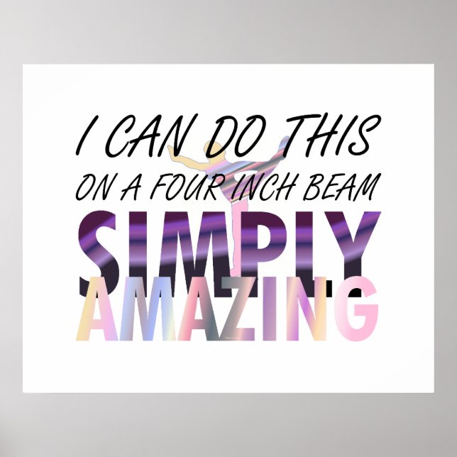 TOP Gymnastik Phantastisch Poster (Vorne)