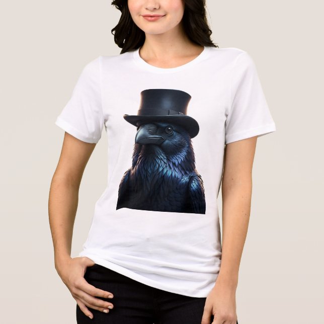 Top Hat Blackbird The Raven Tshirt (Vorderseite)