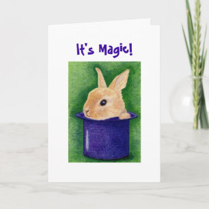 Top Hat Bunny Card Karte
