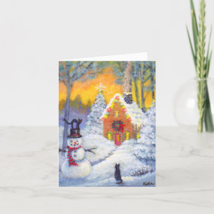 'Top Hat Kit Kat' Grußkarte Karte