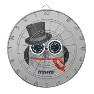 Top Hat Owl Dartscheibe