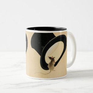 Top Hat Rat Year Chinese Zodiac Birthday Tasse
