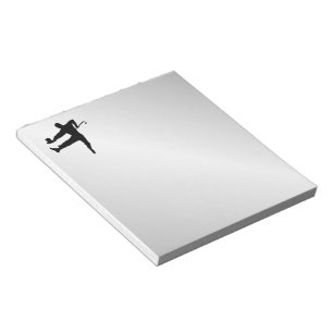 Top Hat und Cane Stich Dancer Notizblock