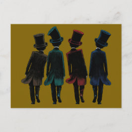 Top Hatters Ankündigungspostkarte