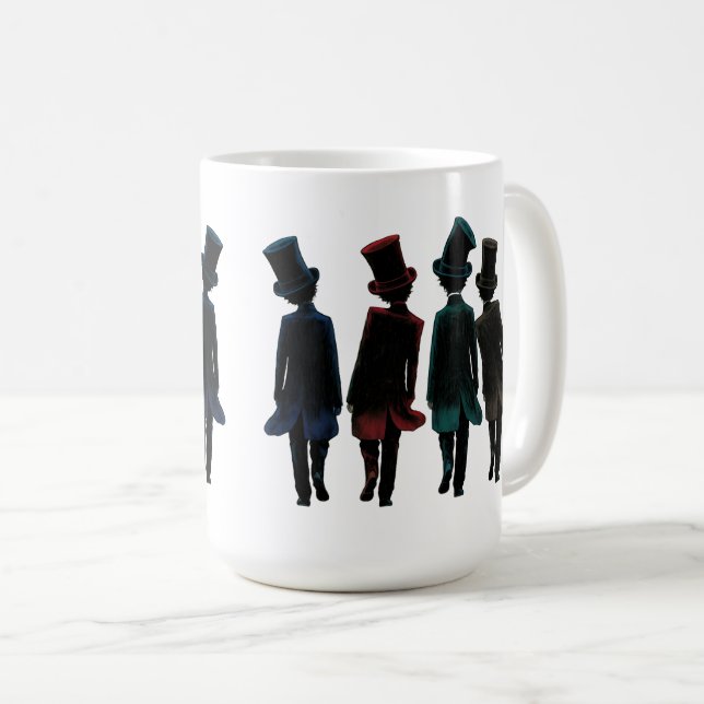 Top Hatters Kaffeetasse (VorderseiteRechts)
