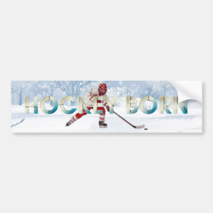 TOP Hockey Geboren Autoaufkleber
