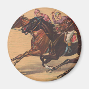 TOP Horse and Jockey Magnet