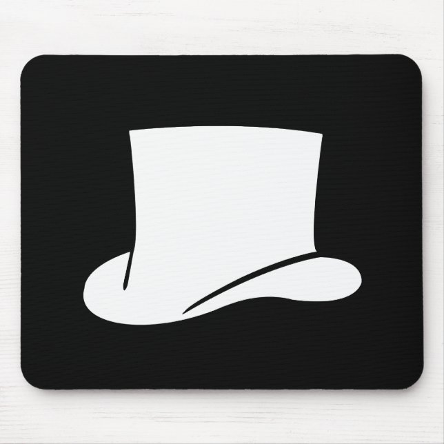 Top-Hut-Piktogramm-Mauspad Mousepad (Vorne)
