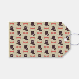 Top-Hut und Bugs-Krawatte Geschenkanhänger