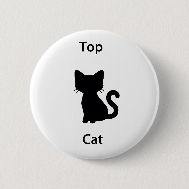 Top Katze Button (Vorderseite)