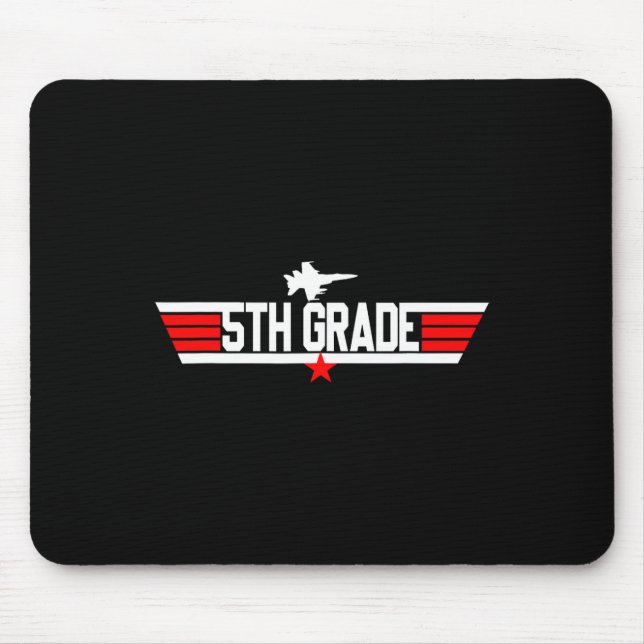 Top-Klasse 5. Fünfte Klasse Byck Zur Schule Erster Mousepad (Vorne)