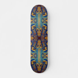 Top Krokodil Lederoptik Skateboard