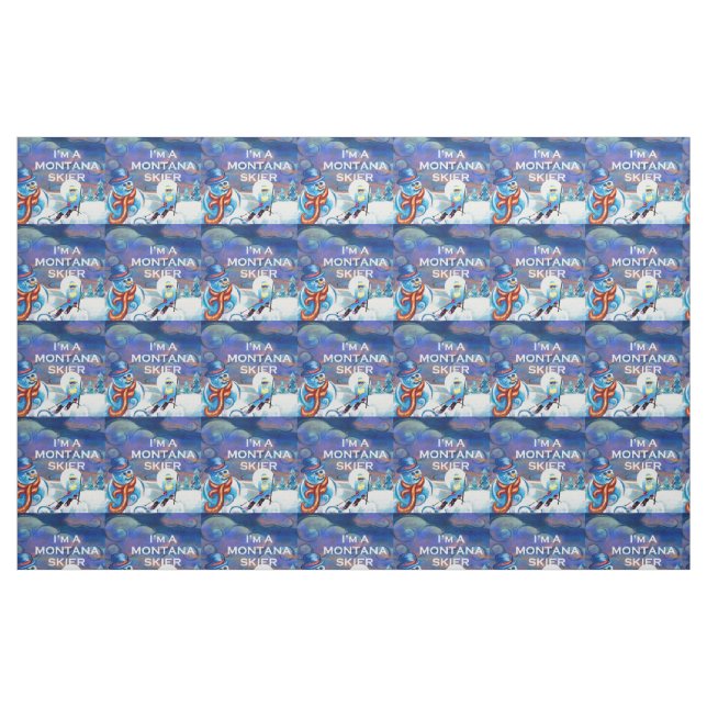 TOP Montana Skier Stoff (Fat Quarter (45,7 x 55,9 cm))