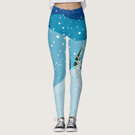 TOP nicht mit Ski-Girl Leggings