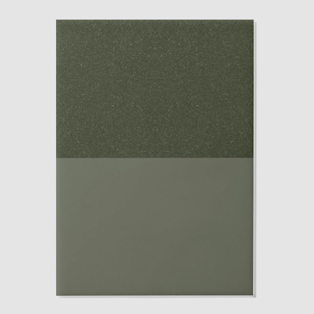 Top Noise Moss Green Vellum Overlay - Anpassbar (Vorderseite)