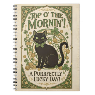 Top O' The Morning - St. Patrick's Day Notebook Notizblock
