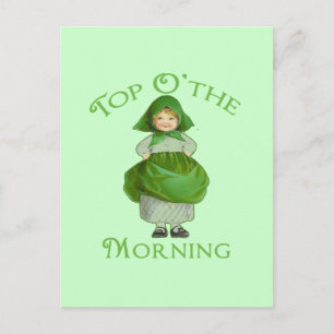 Top O the Morning Süße Produkte Postkarte