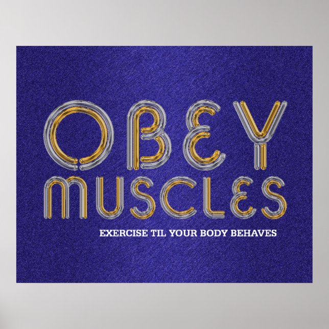 TOP Obey Muscles Poster (Vorne)