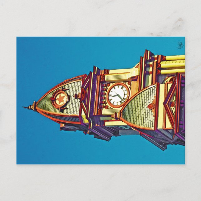 Top of Caldwell Landkreis Courthouse, Lockhart, TX Postkarte (Vorderseite)