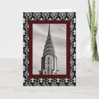 Top of the Chrysler Gebäude NYC - B&W