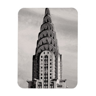 Top of the Chrysler Gebäude NYC - B&W Magnet