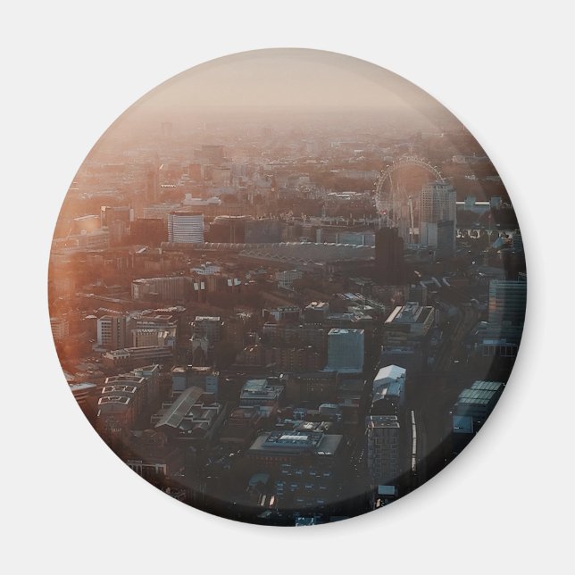 Top of The Shard - London - Großbritannien Magnet (Vorne)