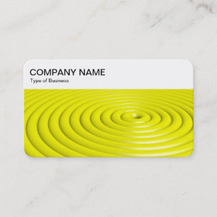 Top-Panel - Concentrated Rings - Yellow Business C Visitenkarte