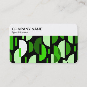 Top-Panel - Crescent Muster 010921 - Grass Green Visitenkarte