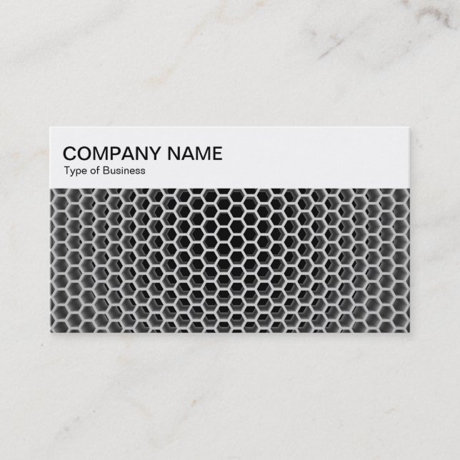 Top Panel - Honeycomb Business Card Visitenkarte (Vorderseite)