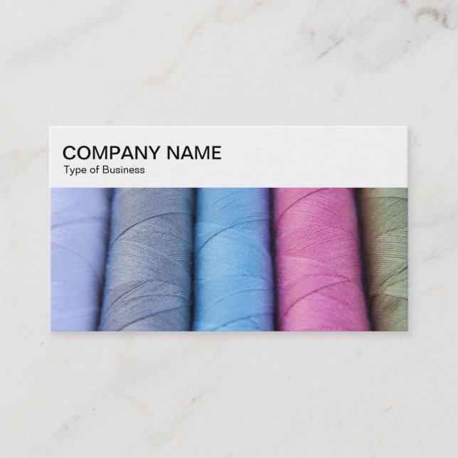 Top-Panel - Rollen mit Cotton Business Card Visitenkarte (Vorderseite)