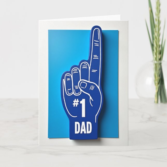 Top Papa Fette Grafikkarte Karte (Vorderseite)