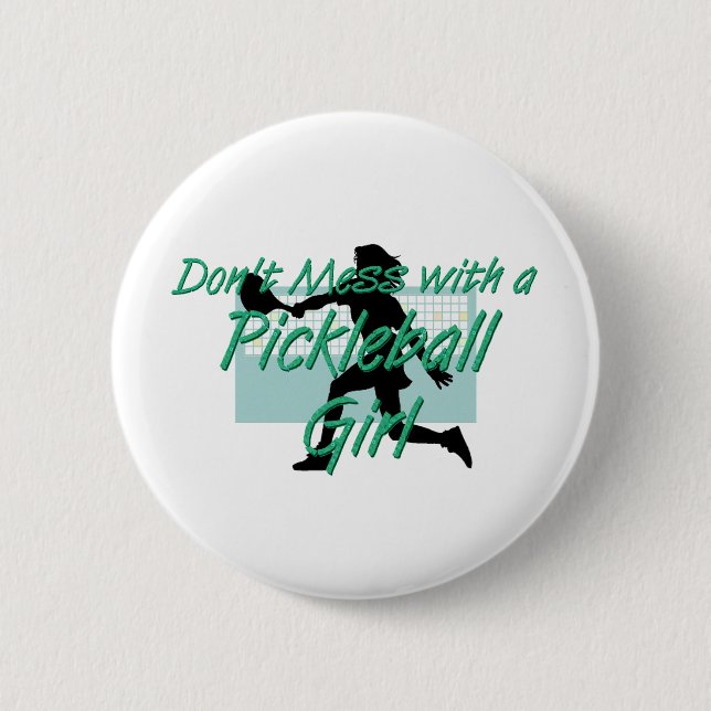 TOP Pickleball Girl DMW-Tasten Button (Vorderseite)