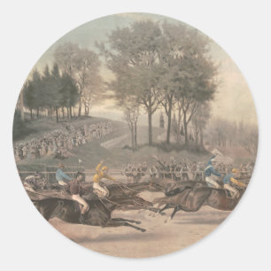 TOP Racing Fan Runder Aufkleber