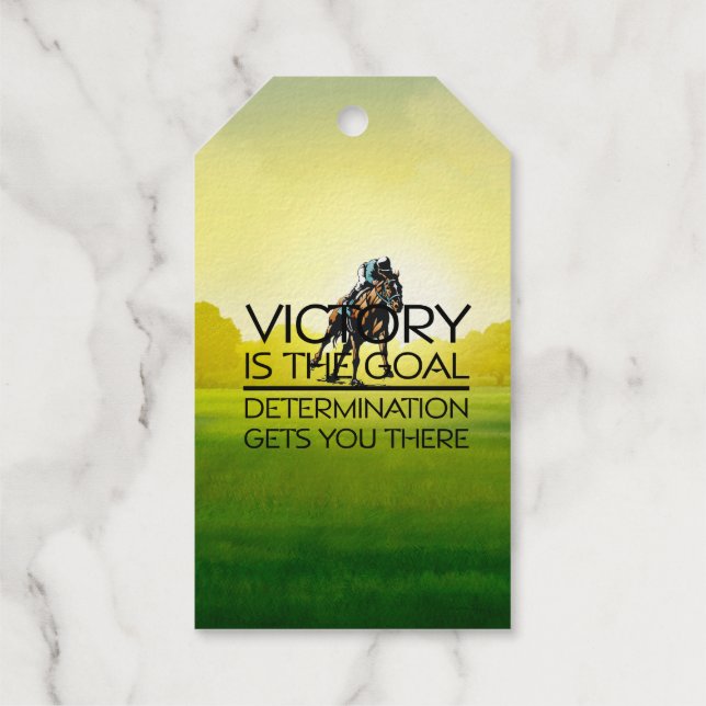 TOP Racing Siegziel Geschenkanhänger (Rückseite)