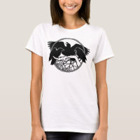 Top Raven Crow Art Ladys Top
