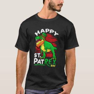 Top Rex Dinosaur St.Patrick's Day Boys Girls Kinde
