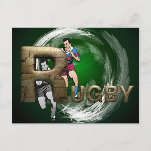 TOP Rugby Postkarte