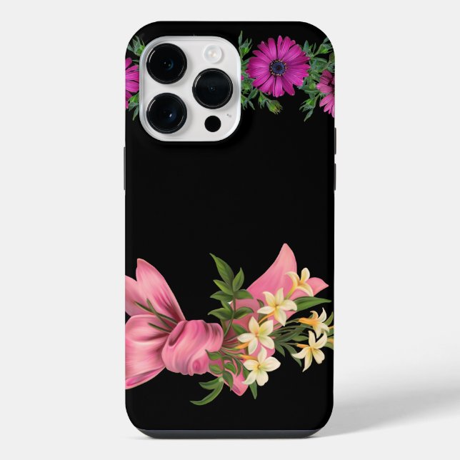 Top schwarze Clour iPhone Hülle (Rückseite)