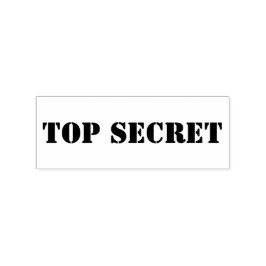 TOP SECRET GUMMISTEMPEL