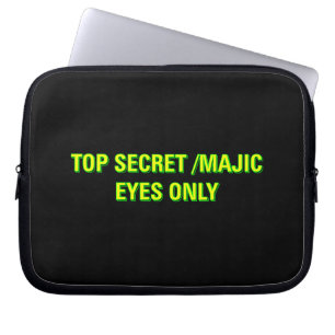 Top Secret / Majic Eyes only Laptopschutzhülle