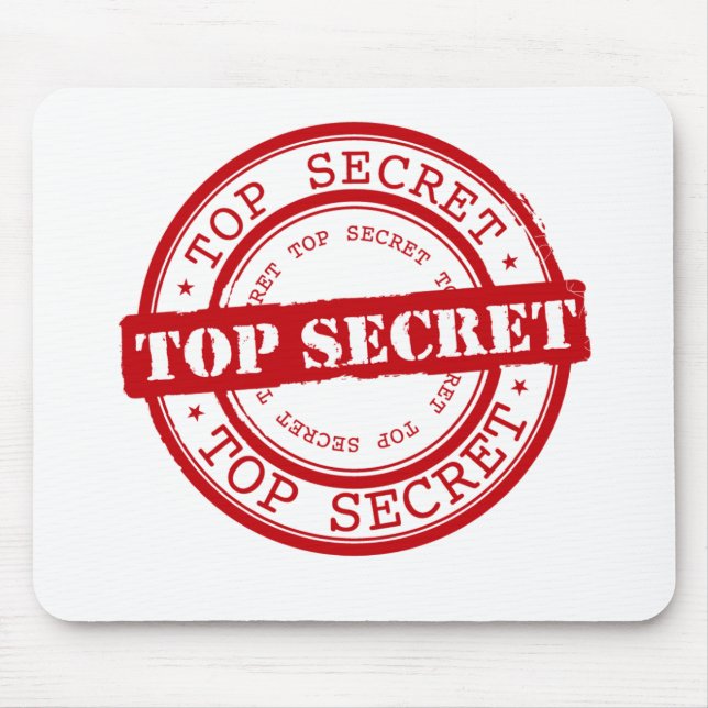 Top Secret Mousepad (Vorne)