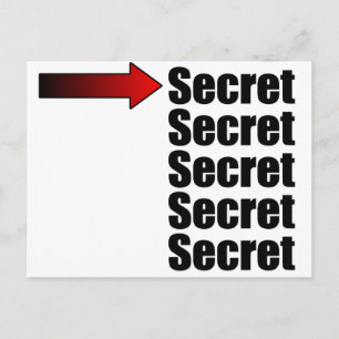 Top Secret Postkarte