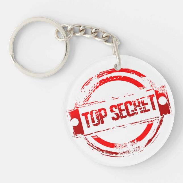 Top Secret Schlüsselanhänger (Vorderseite)