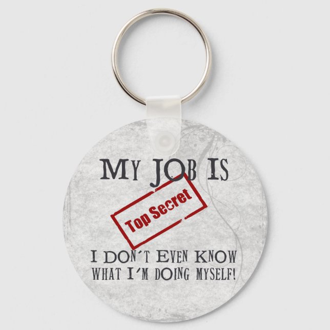 Top Secret! Schlüsselanhänger (Vorderseite)