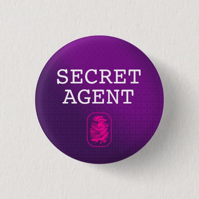 Top Secret / Secret Agent / Classification Button (Vorderseite)