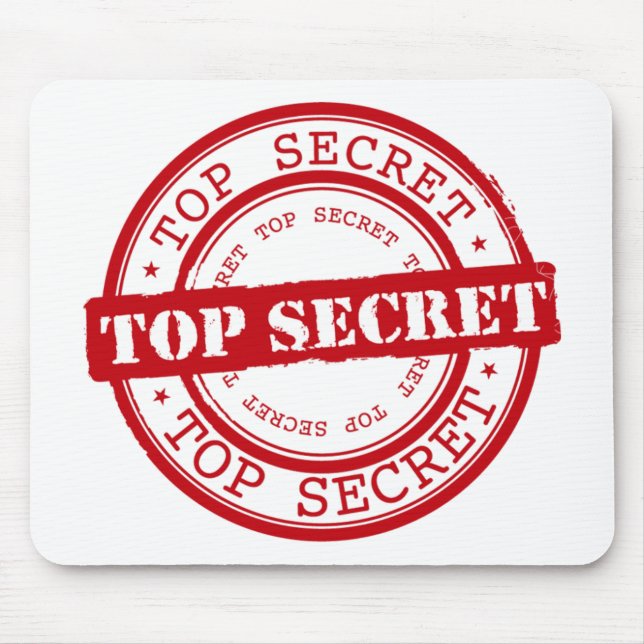 Top Secret Siegel Mousepad (Vorne)