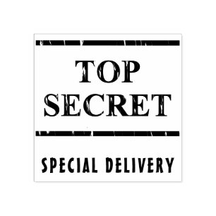 Top Secret / Sonderlieferung Gummistempel