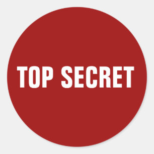 Top Secret Stickers