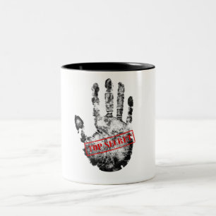 Top Secret Tasse. Zweifarbige Tasse